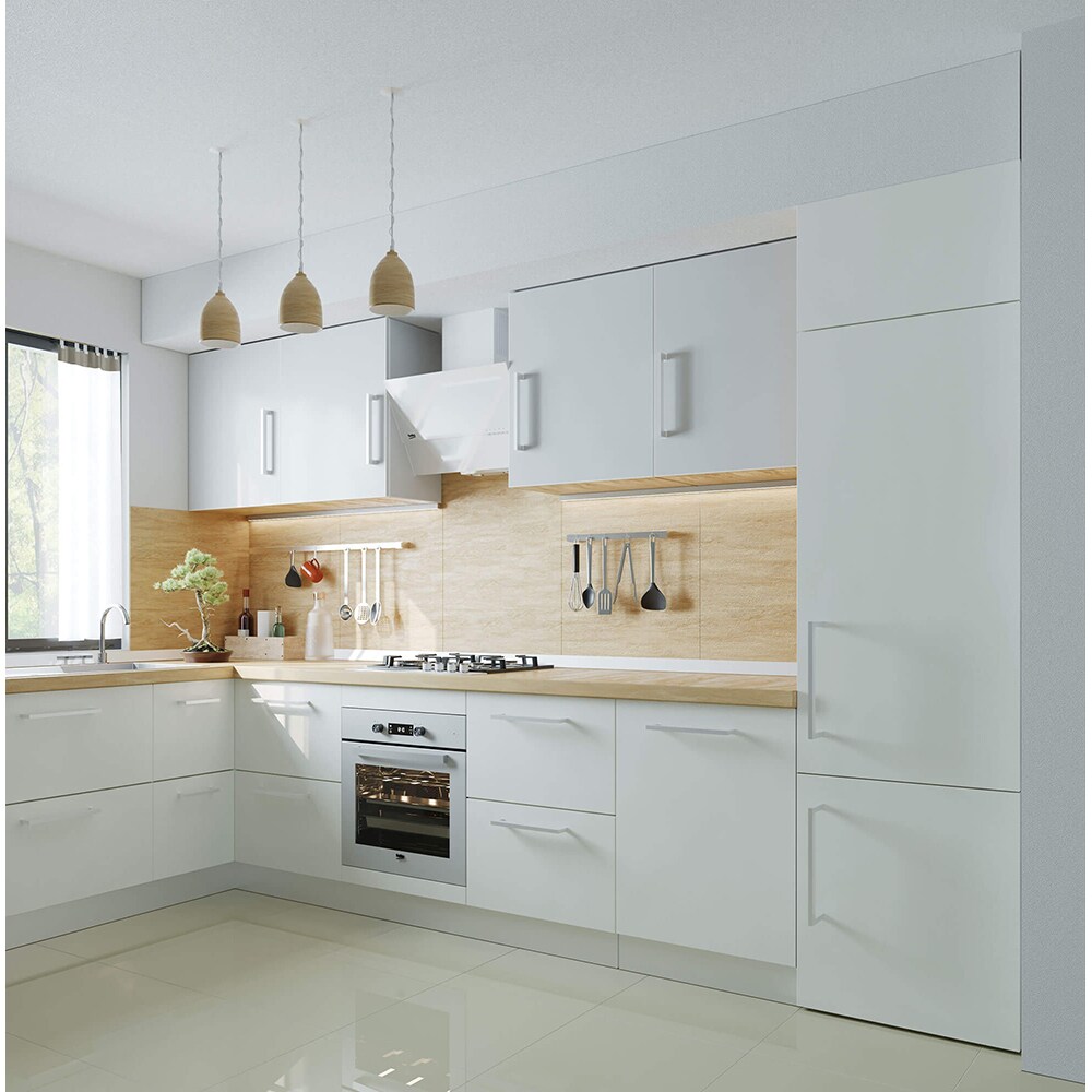 Plita incorporabila BEKO HILW64225SW, Gaz, 4 arzatoare, Wok, alb