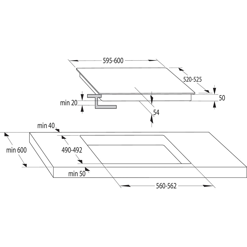 Plita incorporabila GORENJE IT643SYB, inductie, 4 arzatoare, Touch Control, negru