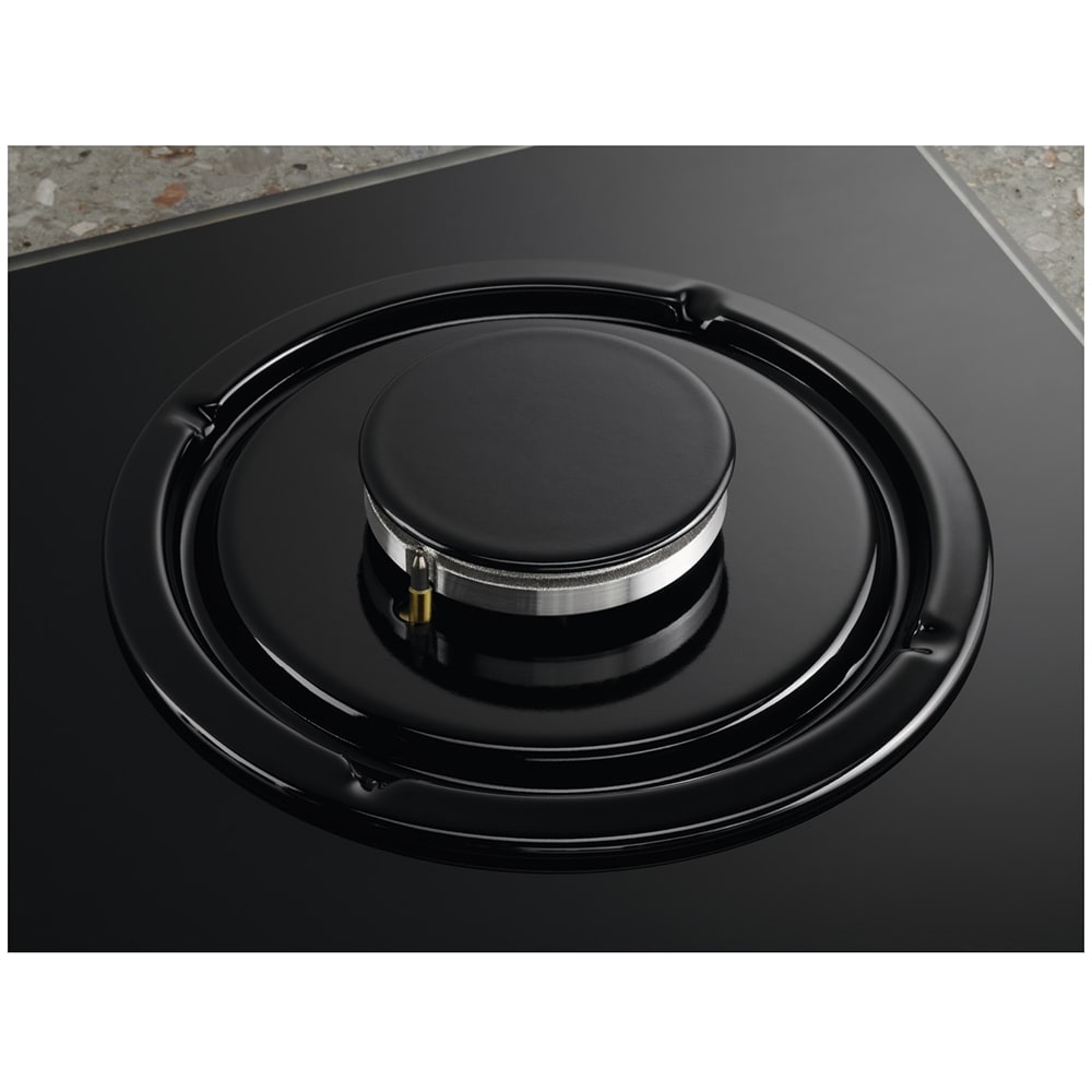 Plita incorporabila ELECTROLUX KGG6456K, Gaz, 4 arzatoare, Wok, negru