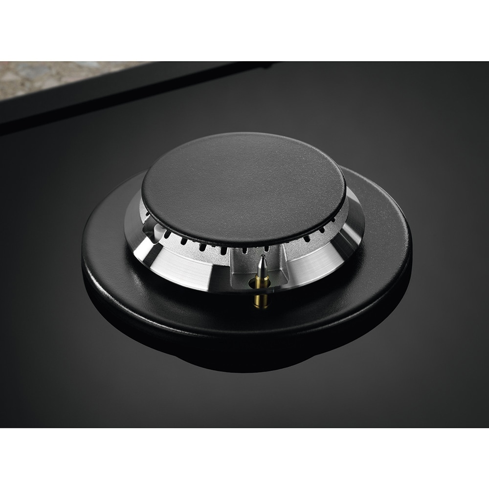 Plita incorporabila ELECTROLUX KGG75362K, Gaz, 5 arzatoare, Wok, negru