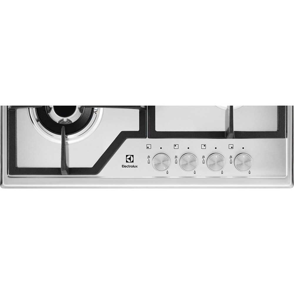 Plita incorporabila ELECTROLUX KGS6436SX, Gaz, 4 arzatoare, Wok, inox