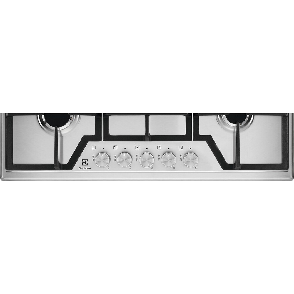 Plita incorporabila ELECTROLUX KGS7536SX, Gaz, 5 arzatoare, Wok, inox