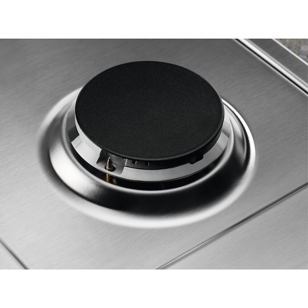 Plita incorporabila ELECTROLUX KGS7536SX, Gaz, 5 arzatoare, Wok, inox