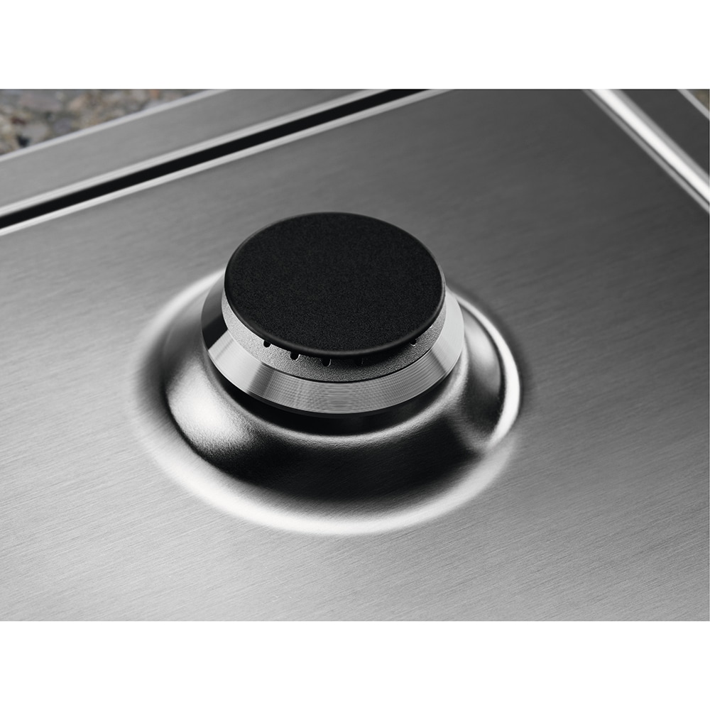 Plita incorporabila ELECTROLUX KGS7536SX, Gaz, 5 arzatoare, Wok, inox