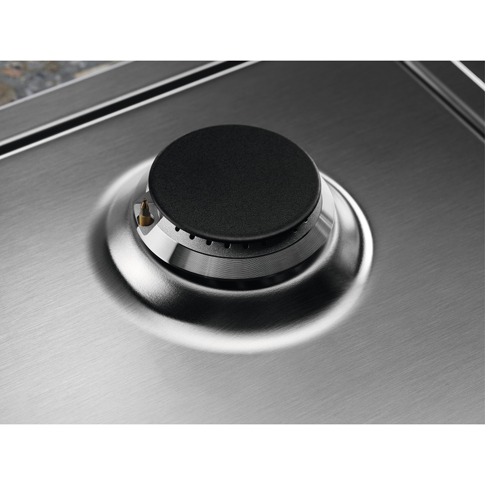 Plita incorporabila ELECTROLUX KGS7536SX, Gaz, 5 arzatoare, Wok, inox
