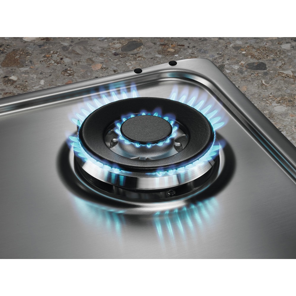 Plita incorporabila ELECTROLUX KGS7536SX, Gaz, 5 arzatoare, Wok, inox