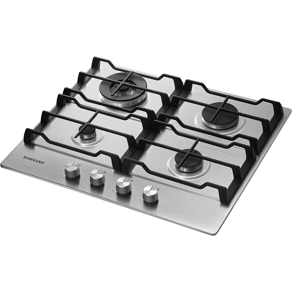 Plita incorporabila SAMSUNG NA64H3030AS/L1, Gaz, 4 arzatoare, Wok, inox
