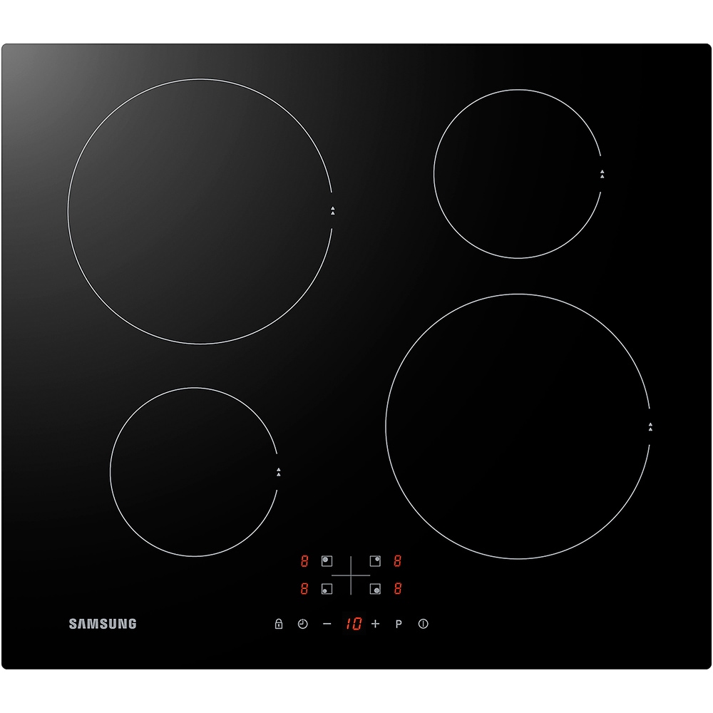 Plita incorporabila SAMSUNG NZ64F3NM1AB/UR, Inductie, 4 arzatoare, Touch Control, negru