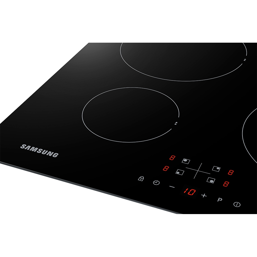 Plita incorporabila SAMSUNG NZ64F3NM1AB/UR, Inductie, 4 arzatoare, Touch Control, negru