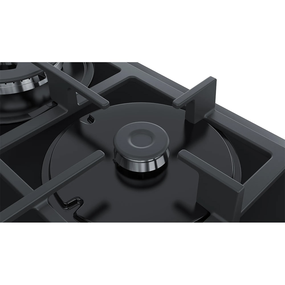 Plita incorporabila BOSCH PNP6B6B90, Gaz, 4 arzatoare, negru