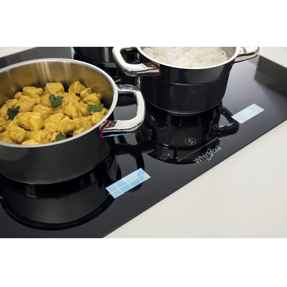 Plita incorporabila WHIRLPOOL SMP 658 C BT IXL, Inductie, 8 arzatoare, Touch Control, negru