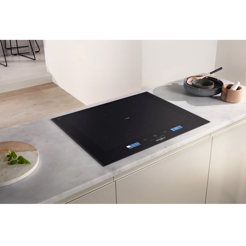 Plita incorporabila WHIRLPOOL SMP 658 C BT IXL, Inductie, 8 arzatoare, Touch Control, negru