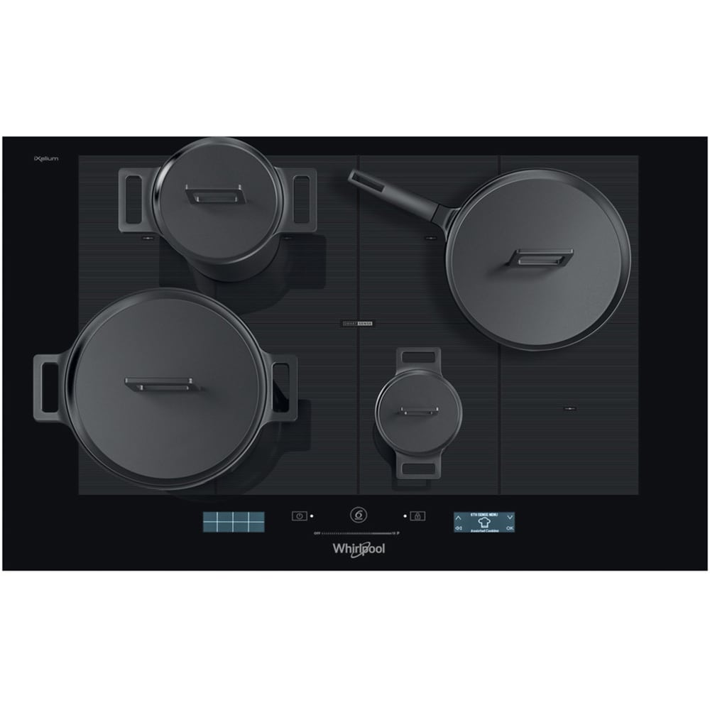 Plita incorporabila WHIRLPOOL SMP 778 C/NE/IXL, Inductie, 8 arzatoare, Touch Control, negru