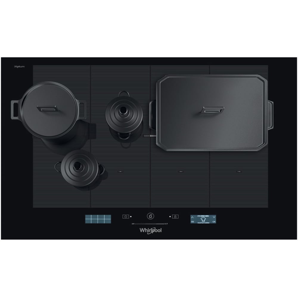 Plita incorporabila WHIRLPOOL SMP 778 C/NE/IXL, Inductie, 8 arzatoare, Touch Control, negru