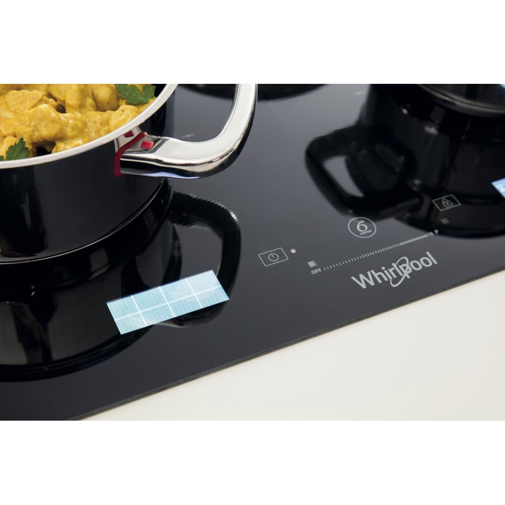 Plita incorporabila WHIRLPOOL SMP 778 C/NE/IXL, Inductie, 8 arzatoare, Touch Control, negru