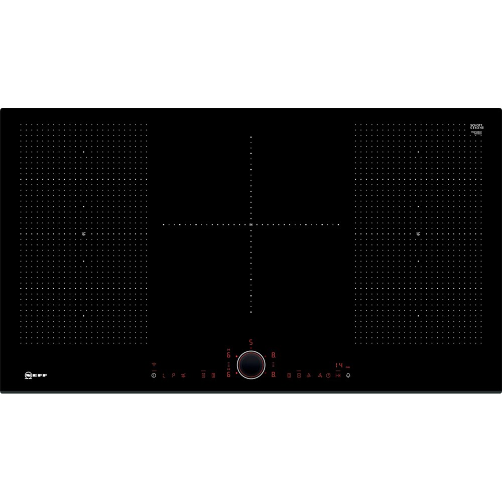 Plita incorporabila NEFF T59FS5RX2, Inductie, 5 arzatoare, Touch control, negru