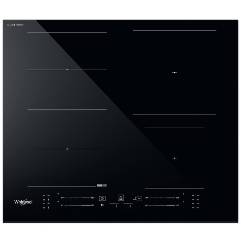 Plita incorporabila WHIRLPOOL WF S5060 CPBF, Inductie, 4 arzatoare, Touch Control, negru