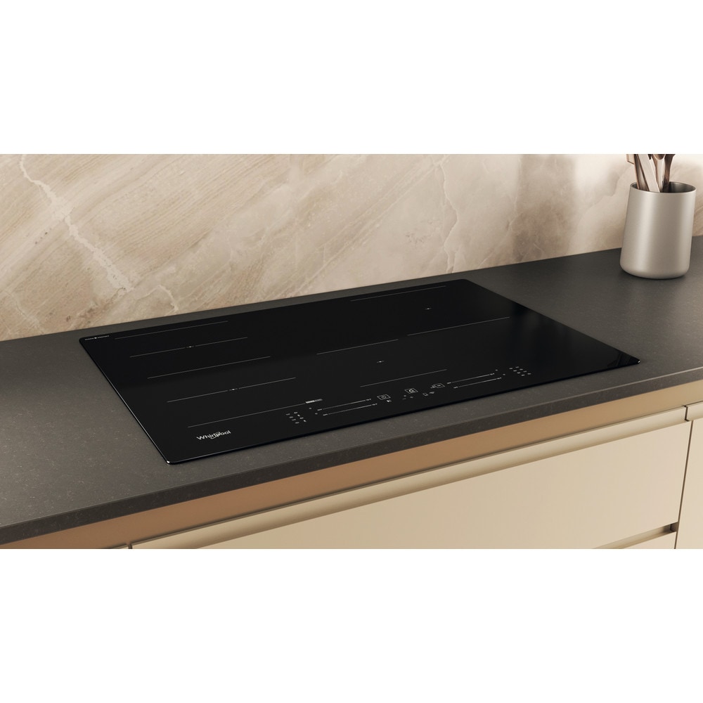 Plita incorporabila WHIRLPOOL WF S7977 CPNE, Inductie, 4 arzatoare, Touch Control, negru