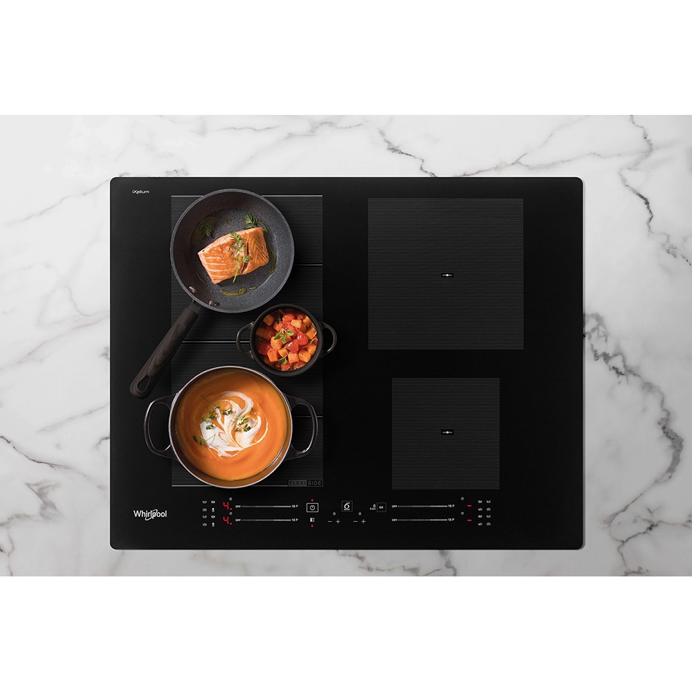 Plita incorporabila WHIRLPOOL WF S9365 BF/IXL, Inductie, 4 arzatoare, Touch Control, negru