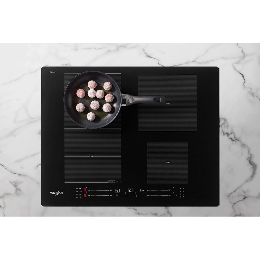 Plita incorporabila WHIRLPOOL WF S9365 BF/IXL, Inductie, 4 arzatoare, Touch Control, negru
