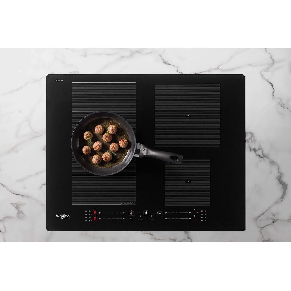 Plita incorporabila WHIRLPOOL WF S9365 BF/IXL, Inductie, 4 arzatoare, Touch Control, negru