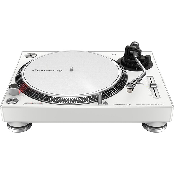 Pick-up profesional PIONEER PLX-500-W, alb