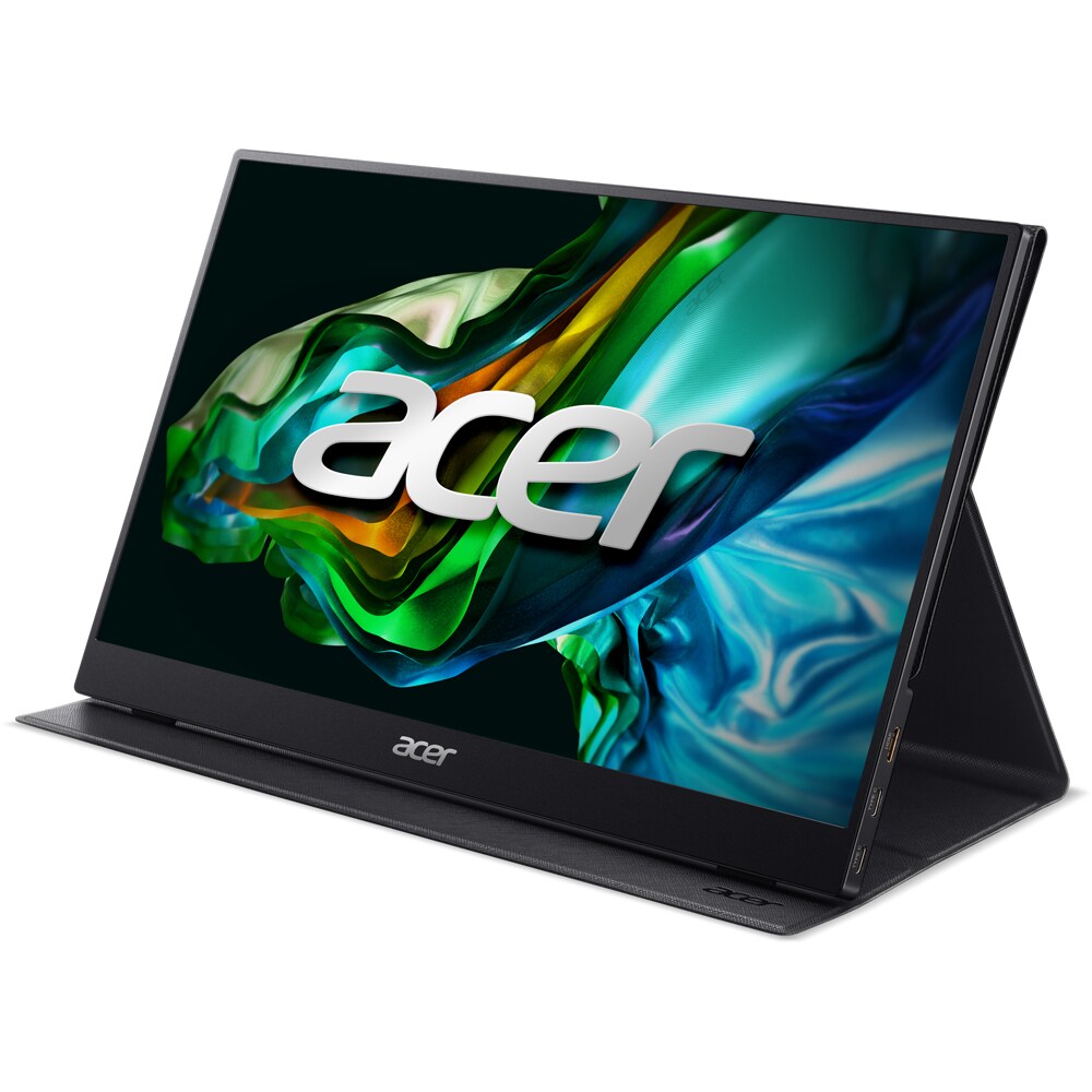 Monitor portabil LED IPS ACER PM161QB, 15.6", Full HD, 60Hz, AMD FreeSync, HDR10, negru
