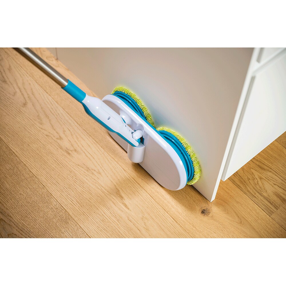 Mop electric MEDIASHOP Hurricane Floating Mop M30457, 7.4V, pana la 90 min, alb-albastru