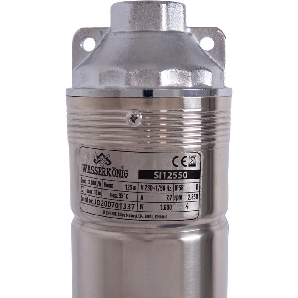 Pompa submersibila WASSERKONIG SI12550, 1600W, 3000l/h
