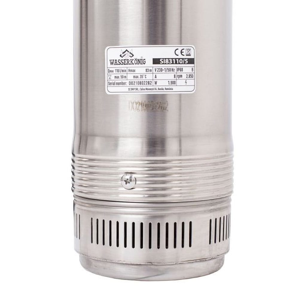 Pompa submersibila WASSERKONIG SI83110/5, 1900W, 6600l/h