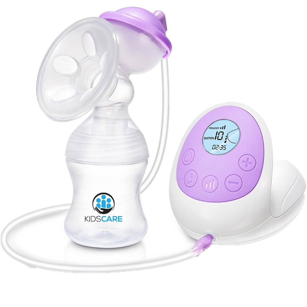 Pompa de san electrica KIDSCARE KC103, 130ml, alb-mov