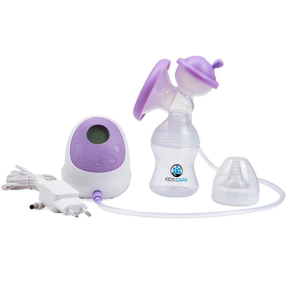Pompa de san electrica KIDSCARE KC103, 130ml, alb-mov