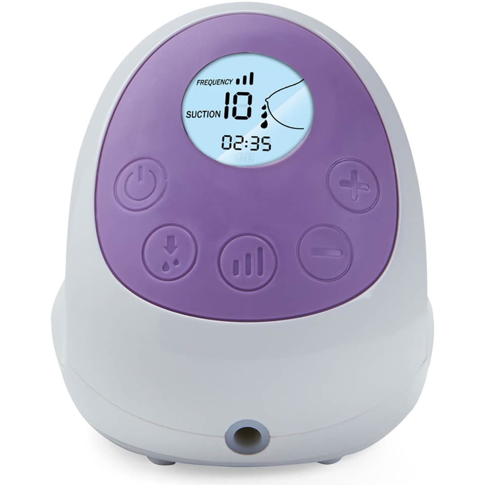 Pompa de san electrica KIDSCARE KC103, 130ml, alb-mov