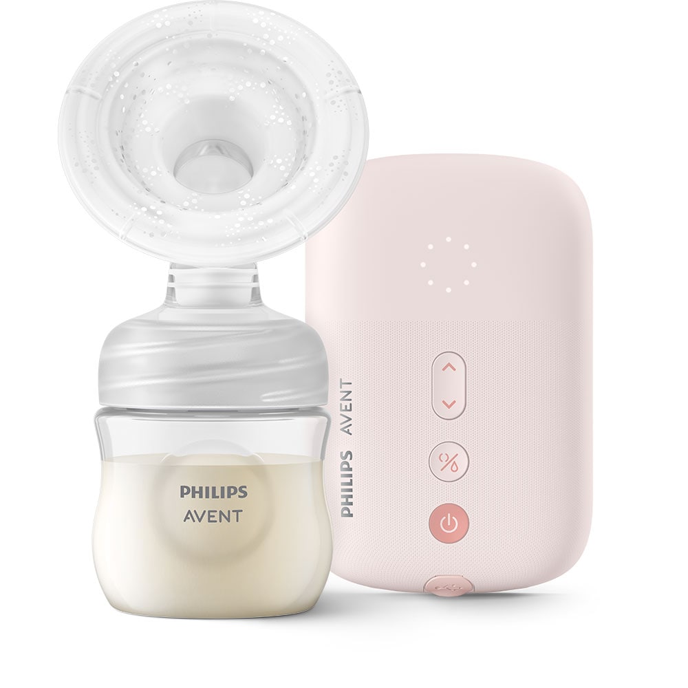 Pompa de san electrica PHILIPS AVENT SCF395/31, roz-alb