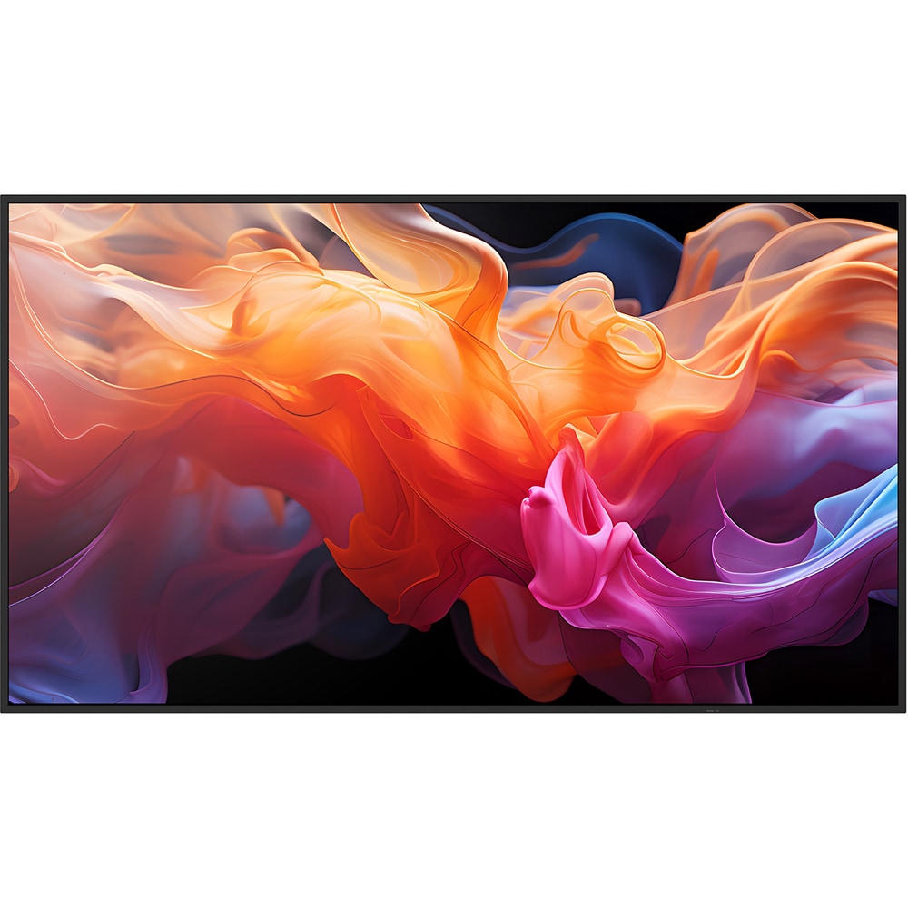 Monitor profesional LED IPS SHARP MultiSync PN-E869, 86", 4K UHD, 60Hz, negru