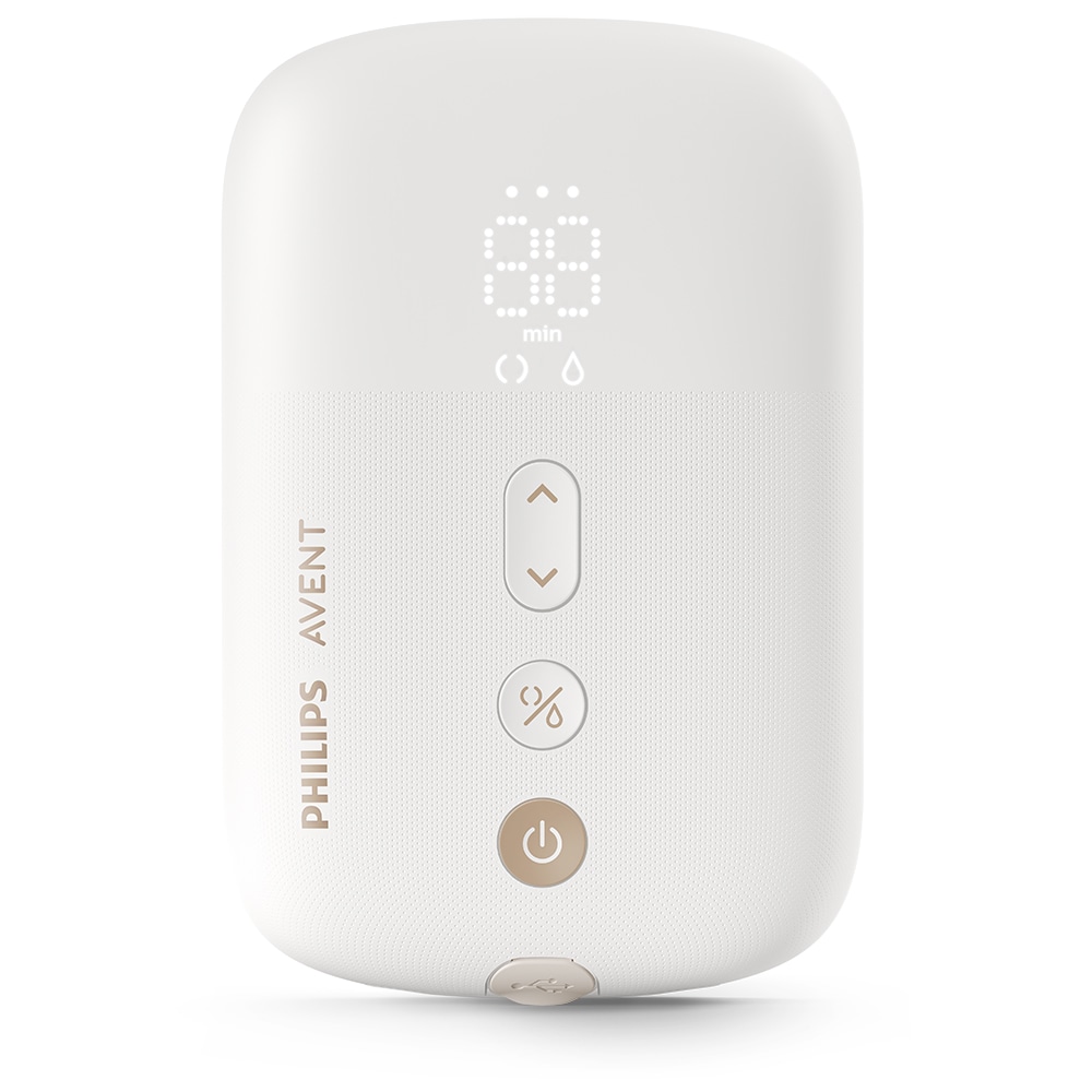 Pompa de san electrica PHILIPS AVENT Hands-free SCF531/11, 200ml, alb-transparent