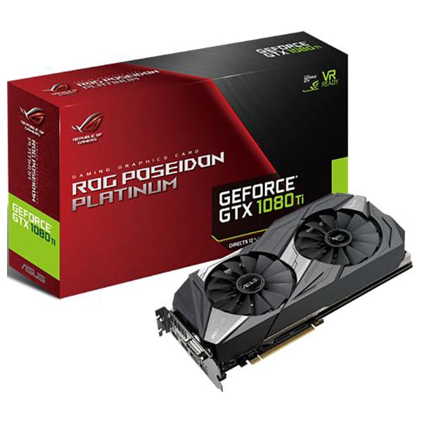 Placa video ASUS NVIDIA GeForce GTX 1080 Ti, 11GB GDDR5X, 352bit, ROG-POSEIDON-GTX1080TI-P11G-GAMING