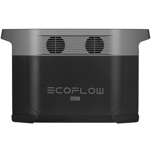 Statie incarcare ECOFLOW Delta Max 2000, 2016Wh, 2400W, Schuko, USB A, USB C, Fast charge, negru