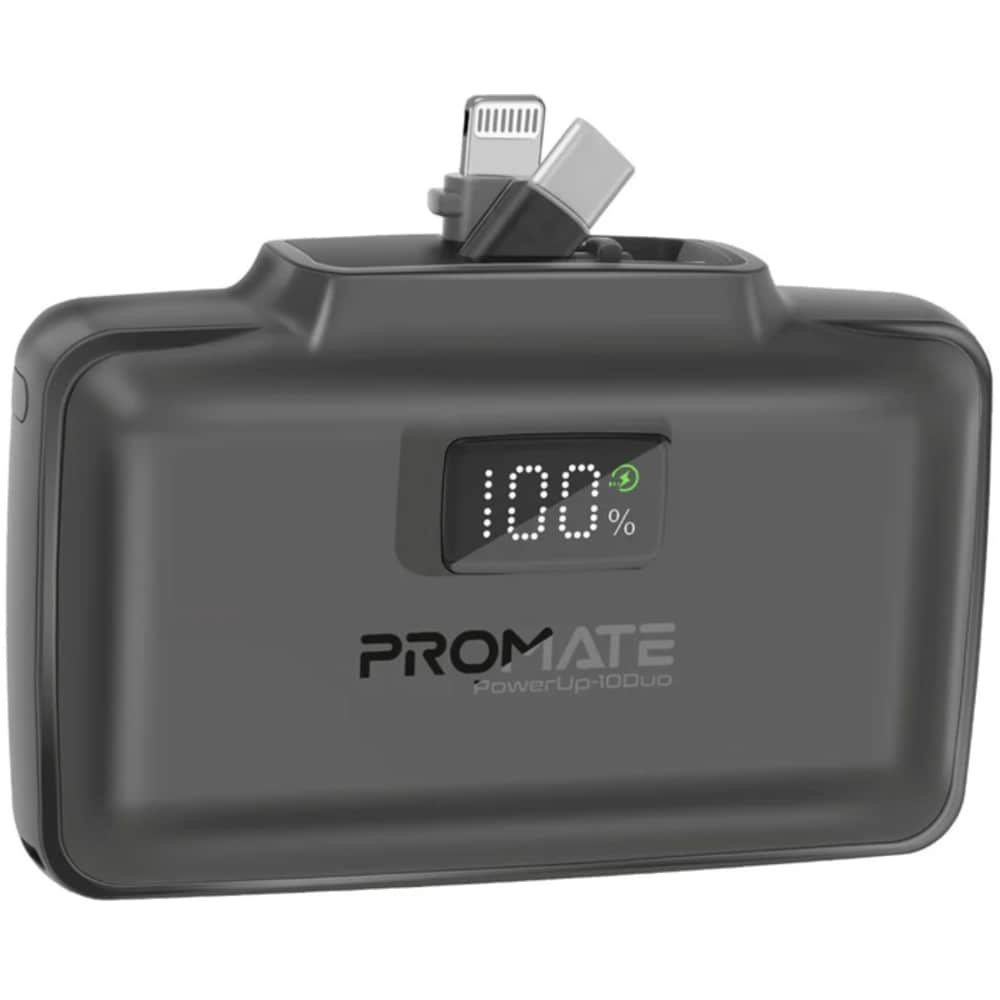 Baterie externa PROMATE POWERUP-10DUO, 10000mAh, 1xUSB-C, negru