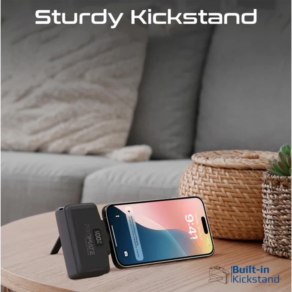 Baterie externa PROMATE POWERUP-10DUO, 10000mAh, 1xUSB-C, negru