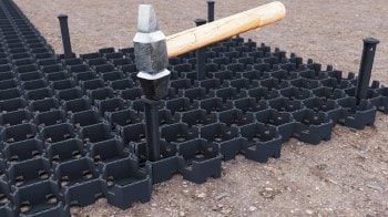 Pavela ecologica PP VODALAND HexPave Terra, 58 x 51 cm, negru