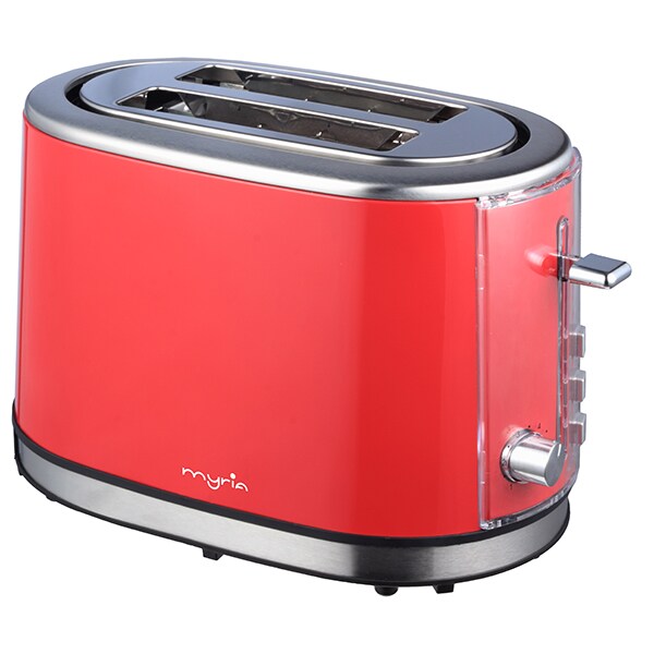 Prajitor de paine MYRIA MY4114, 850W, 2 felii, rosu