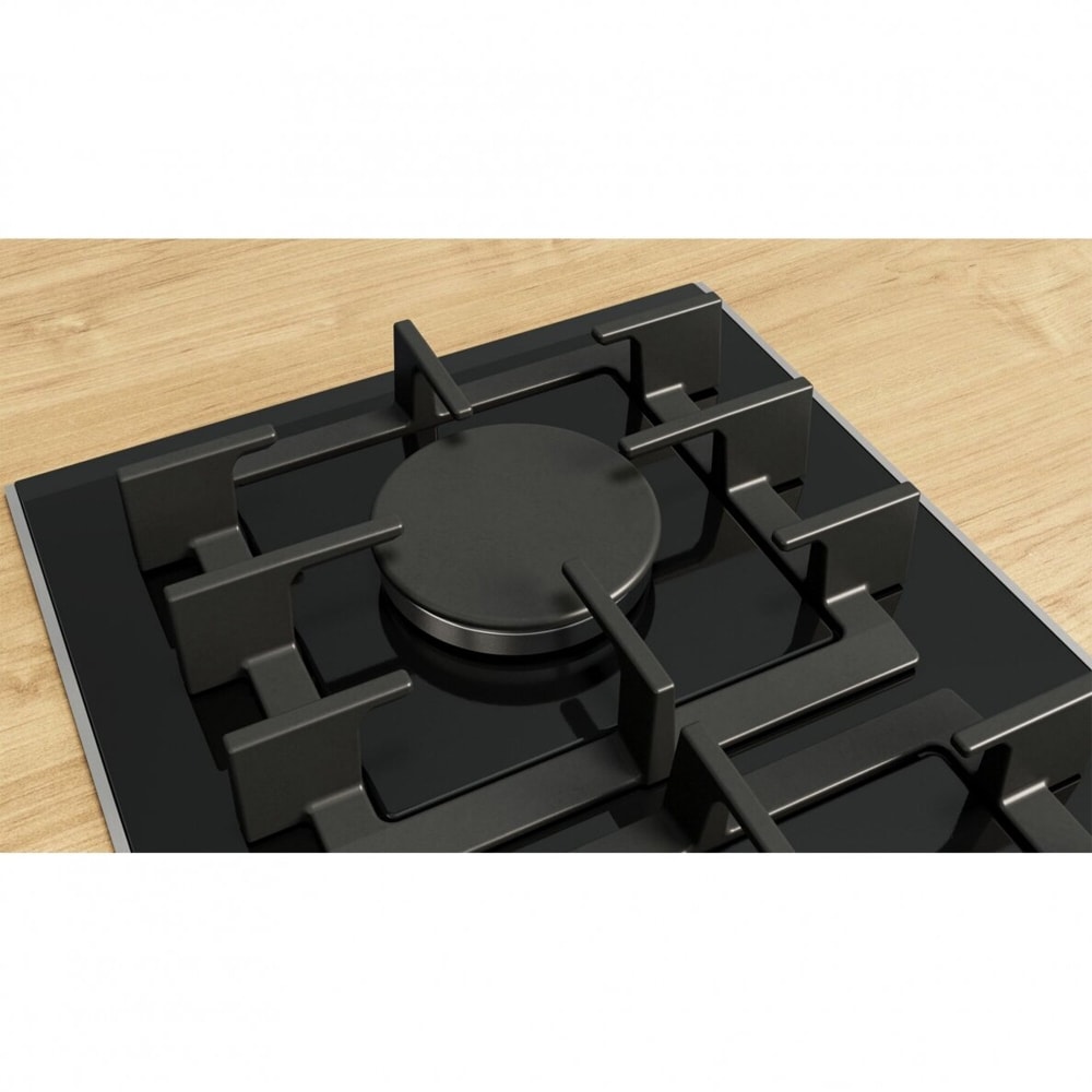 Plita incorporabila BOSCH PRB3A6I40, Gaz, 2 arzatoare, negru