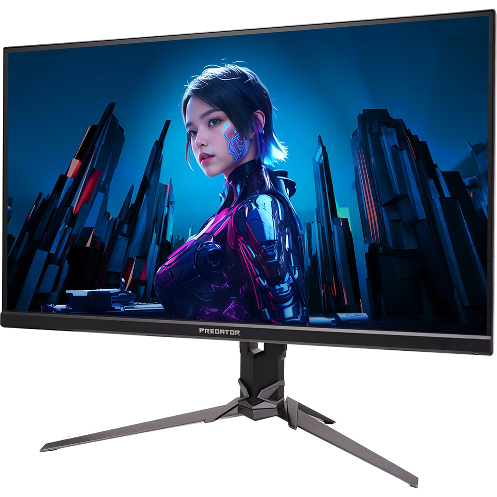 Monitor Gaming LED IPS ACER Predator XB273KV4, 27", 4K, 320Hz, AMD FreeSync Premium, HDR10, boxe, negru