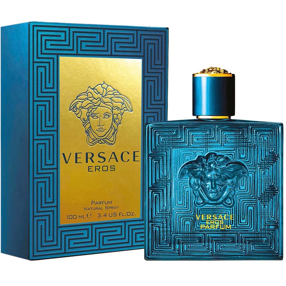 Apa de parfum VERSACE Eros Parfum, Barbati, 100ml