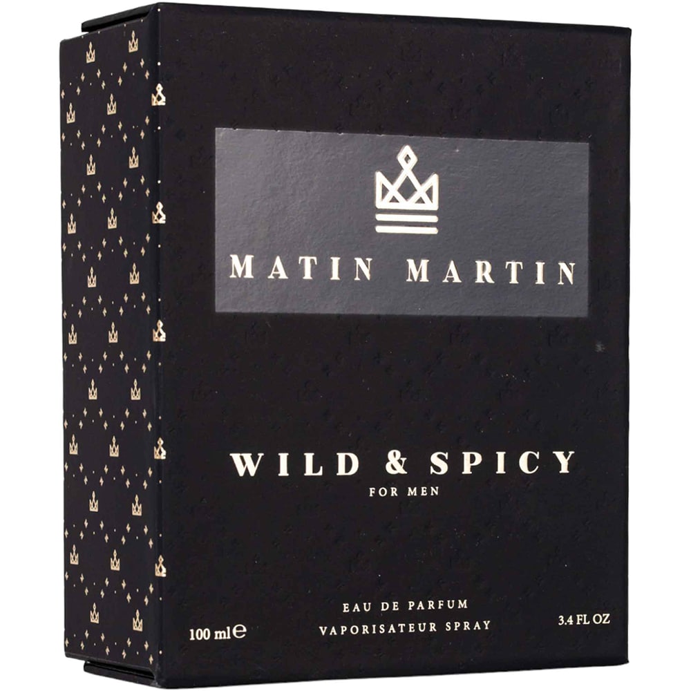 Apa de parfum MATIN MARTIN Wild & Spicy, Barbati, 100ml