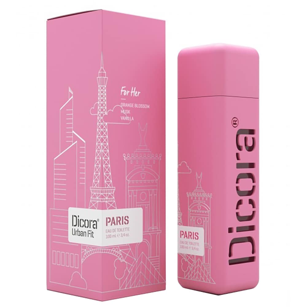 Apa de toaleta DICORA URBAN FIT Paris, Femei, 100ml