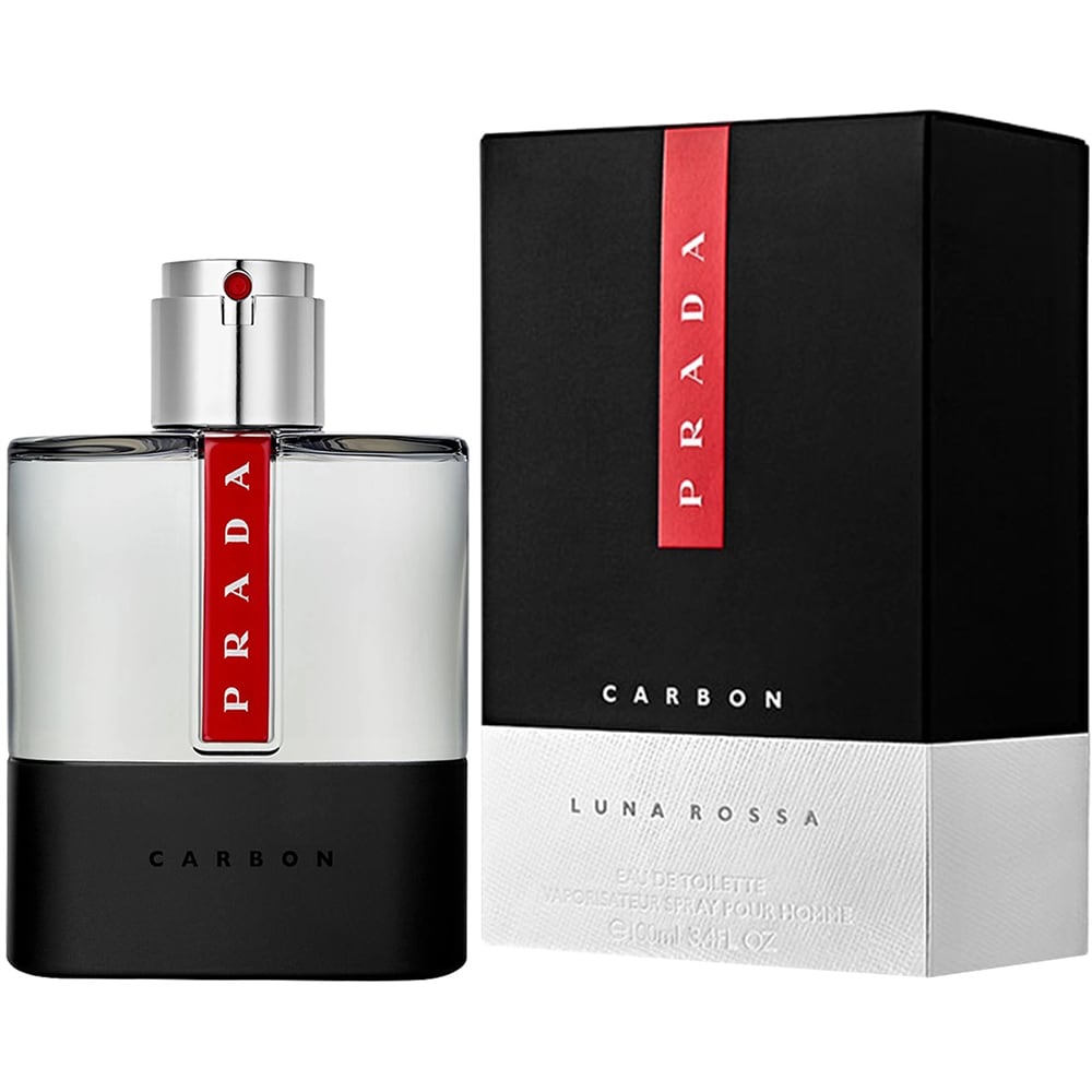 Apa de toaleta PRADA Luna Rossa Carbon, Barbati, 100ml