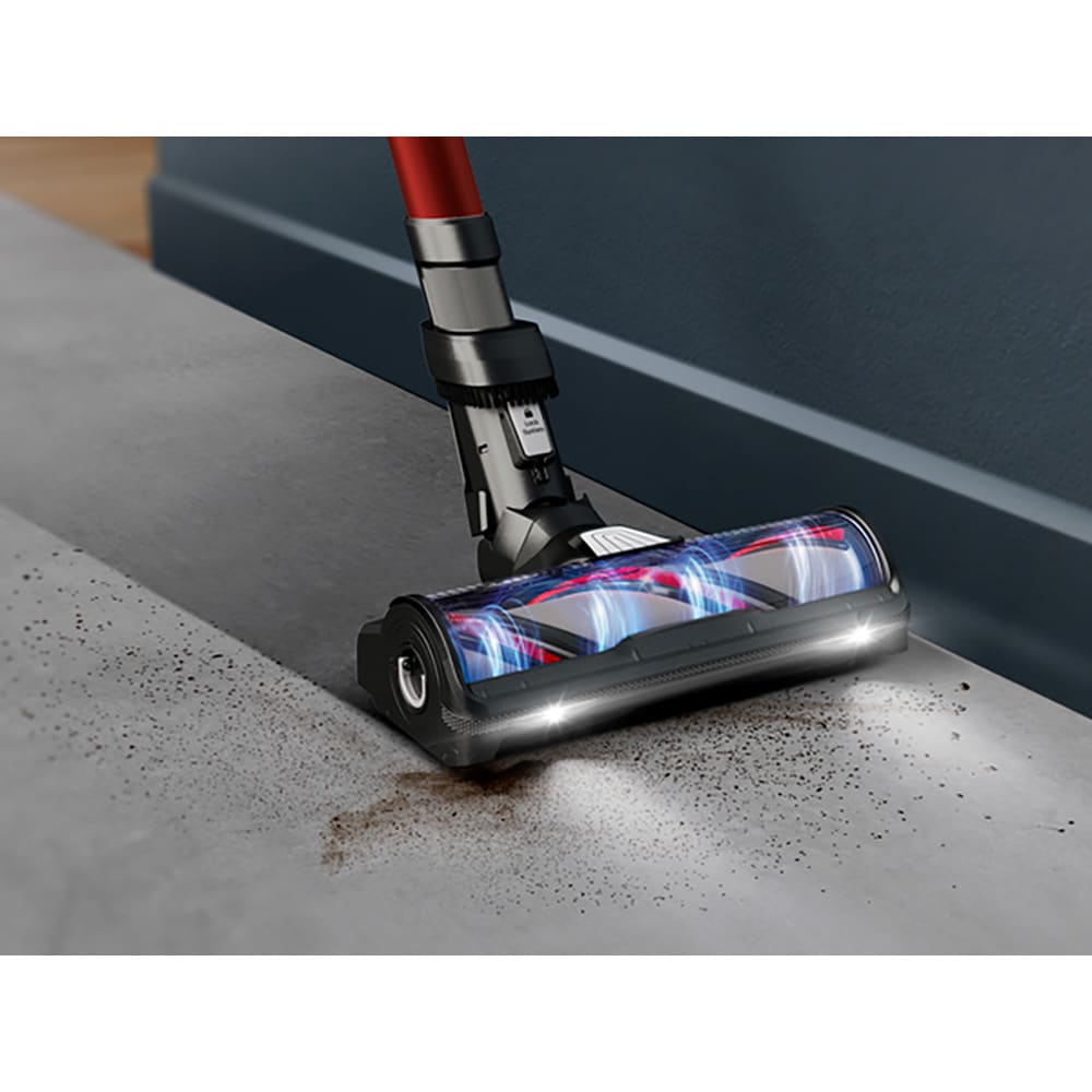 Aspirator vertical ROWENTA X-Force 13.6 RH9A73WO, 0.65l, 25.9V, autonomie max 60 min, rosu-negru