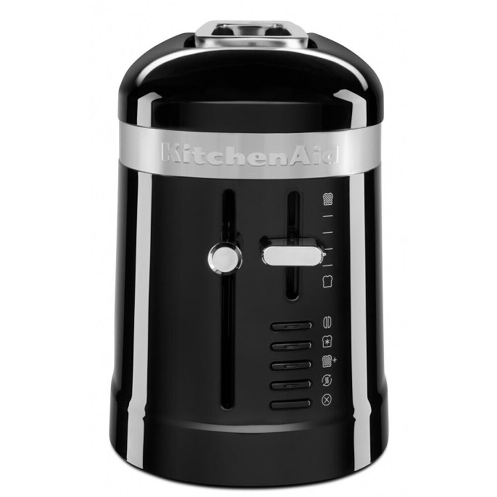 Prajitor de paine KITCHENAID 5KMT3115EOB, 2 felii, 900W, negru-argintiu